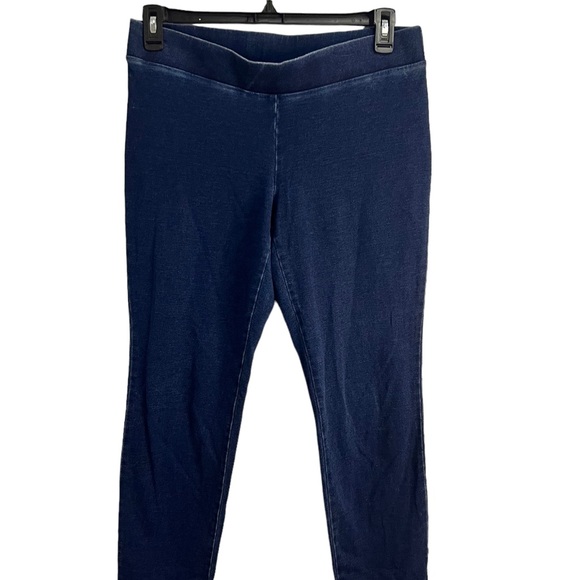 Pure Jill Jeans Women Size Small Blue Pull On Tapered Ankle Stretch Denim - Picture 3 of 11